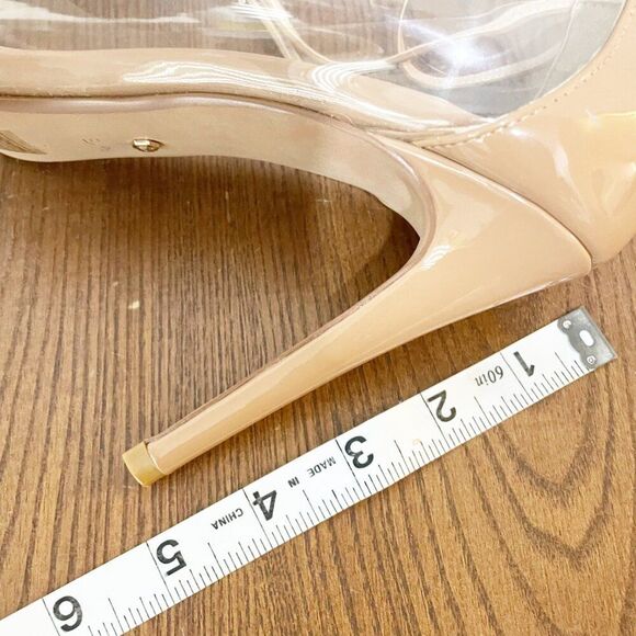 RAYE Nude Pointed Wrap Lace up 5 " Heel Stilettos 10 Quite Luxury Neutrals - Picture 10 of 12